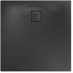 Kaldewei ALUVIA Duschwanne 325311111675 Rutschhemmend, Ablaufloch Ø 90 mm, 90 x 90 x 20 cm, warm grey 90
