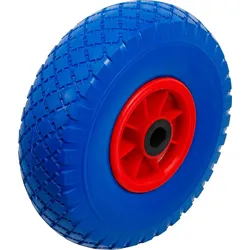 BGS DIY 80651 Rad für Sackkarren Bollerwagen PU rot / blau Ø260mm