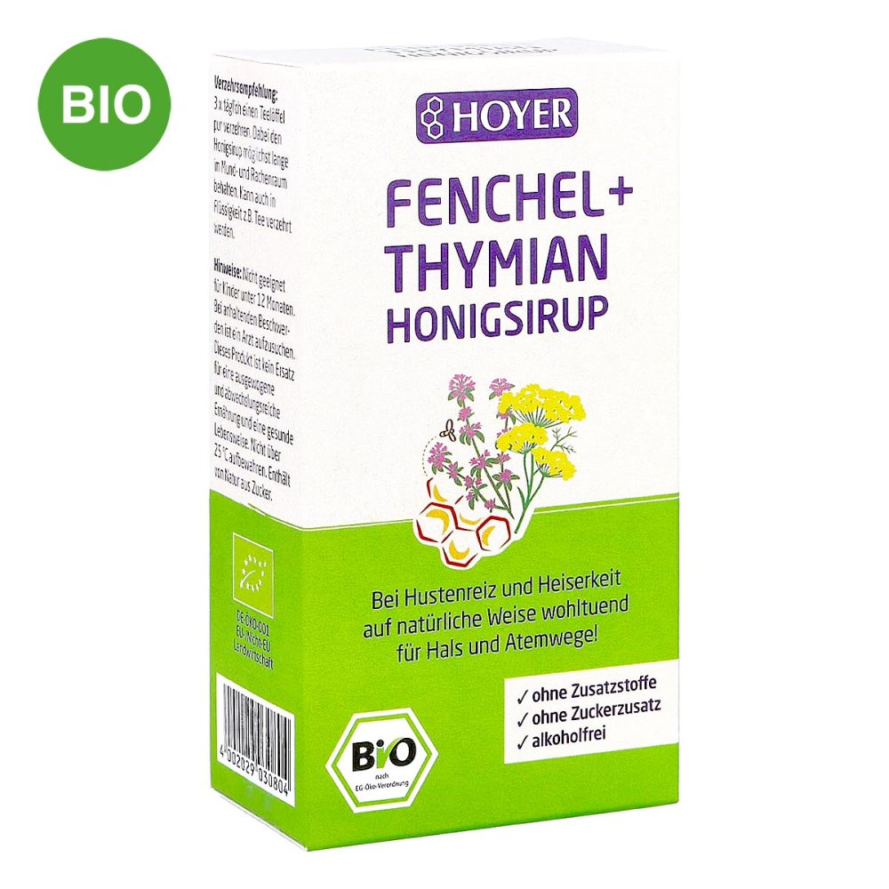 HOYER GmbH Hoyer Fenchel+thymian Honigsirup 05567579