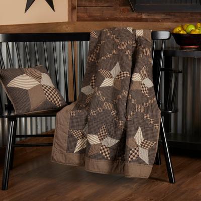 VHC Brands Farmhouse Star Quilted Throw 60x50