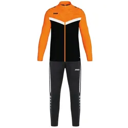Jako Polyesteranzug Iconic Kinder - schwarz/neonorange - 128