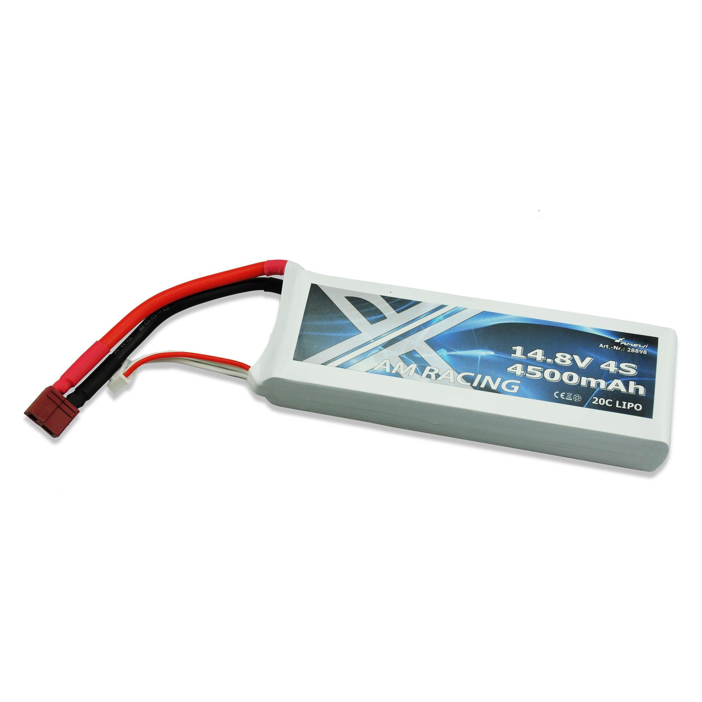 Amewi Akku 4S 14,8V 4500mAh 20C Hardcase, DEANS (4500 mAh, 14.80 V) (11225883)