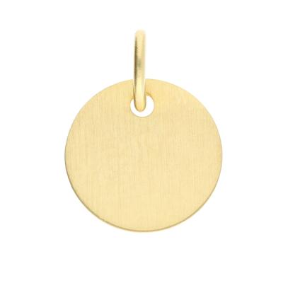 Kettenanhänger ADELIA´S "Gravurplatte 333 Gold ( 8K )", gold, Schmuckanhänger, Herren, Gold, Kettenanhänger, Goldanhänger