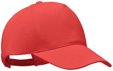 Casquette personnalisable en coton BICCA CAP coton biologique rouge