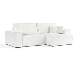 ECKSOFA CAVO mit Schlaffunktion Creme im Neve Stoff