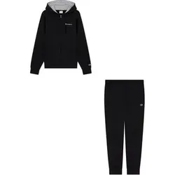 CHAMPION Herren Anzüge halblg. He/Uni Sweatsuit, Größe L in Schwarz Schwarz