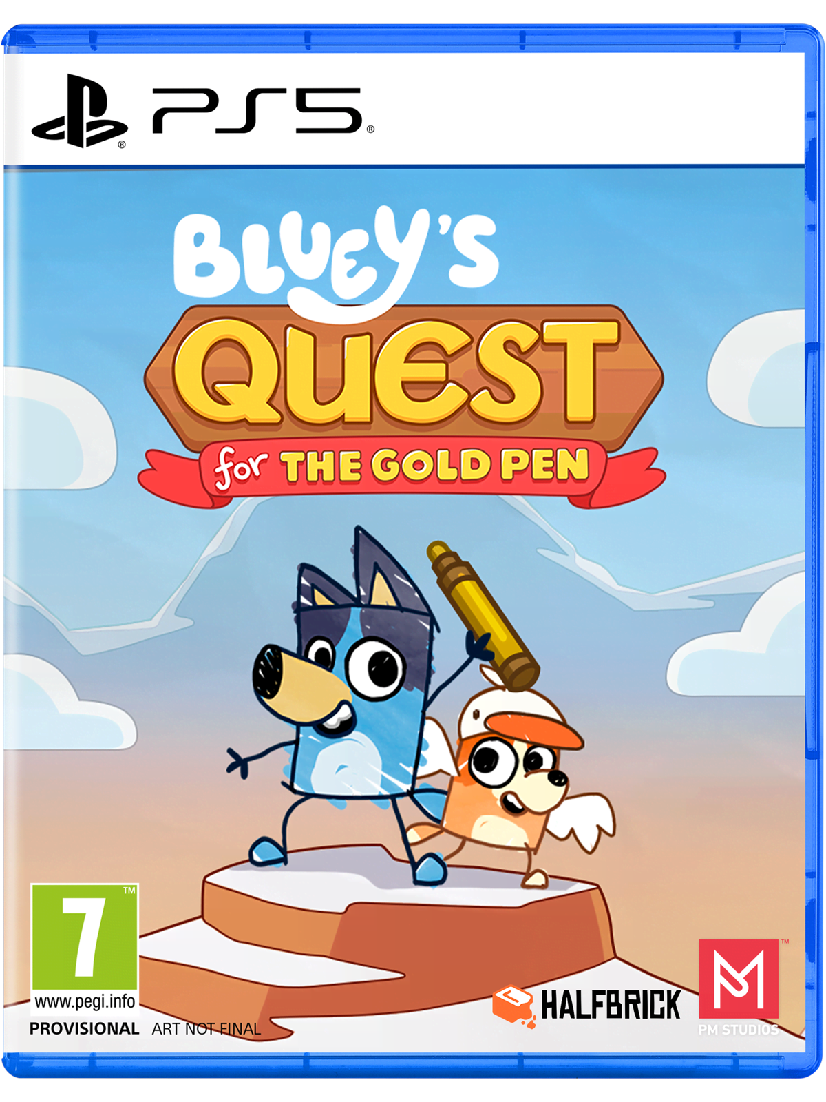 Bluey's Quest for the Gold Pen - Sony PlayStation 5 - Abenteuer - PEGI 7