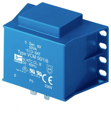 Block VCM 25/1/15 Printtransformator 1 x 230V 1 x 15 V/AC 25 VA 1.66A