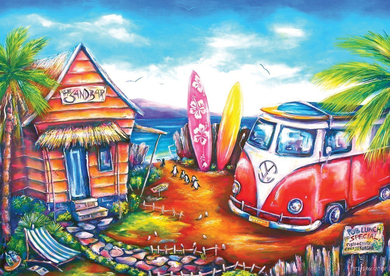 ART PUZZLE Puzzel Surfkamp 260 stukjes