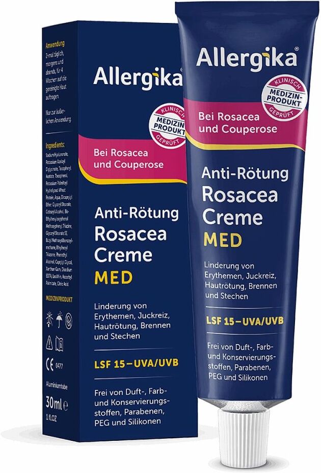 Allergika Anti-Rötung Rosacea Creme Med