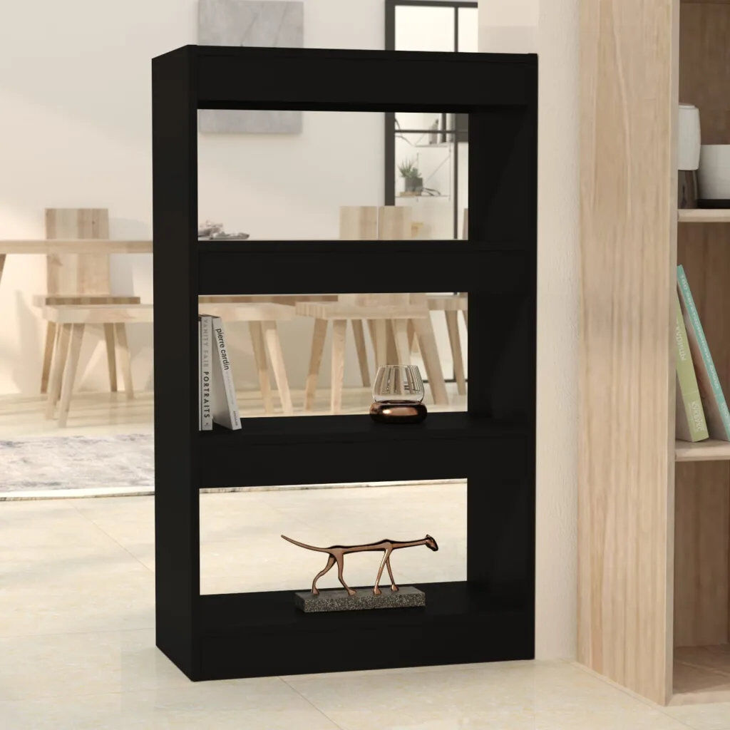 Ebern Designs Geisha Etagere Bookcase Black 103cm H x 60cm W x 35cm D