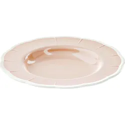 Flora Tiefer Teller 24 cm rosa