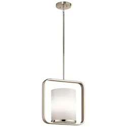 Elstead Lighting, Pendelleuchte, City Loft Hängeleuchte E27 43cm Poliertes Nickel (E27, 4300 lm)