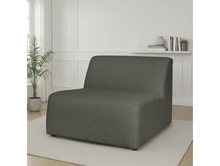 Sofa-Mittelelement OTTO HOME Koa, Sofamodul, passend zur Serie KOA , grün (khaki), B:90cm H:73cm T:98cm, 62% Polypropylen, 32% Polyester, Polsterelemente, in Webstoff, weicher Lounge-Sitzkomfort