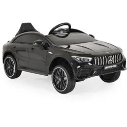 Moni Kinder Elektroauto Mercedes-AMG CLA 45 Bluetooth Fernbedienung vier Motoren schwarz