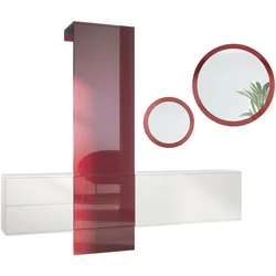 GARDEROBE DualVista Bordeaux Hochglanz