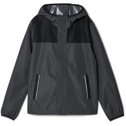 Tchibo - Leichte Kinder-Regenjacke »packable« - Kinder - Gr. 170/176 - silber