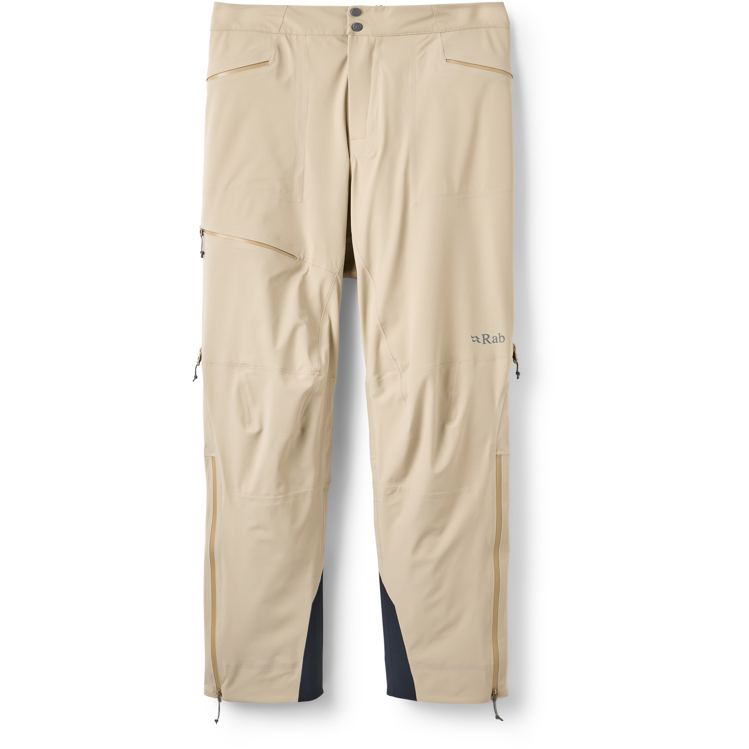Rab Kinetic Alpine Stretch Hose Damen Hardshellhose & Regenhose beige Größe XS Trekking Elastisch Wasserabweisend