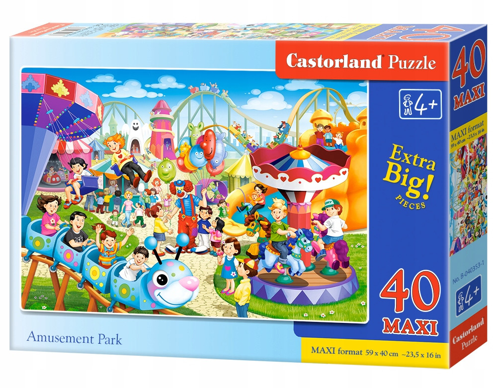 Castorland Puzzel 40 Maxi Stukjes Attractiepark