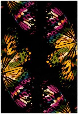 SAFAVIEH Fiesta Shag Autumn Abstract Rug