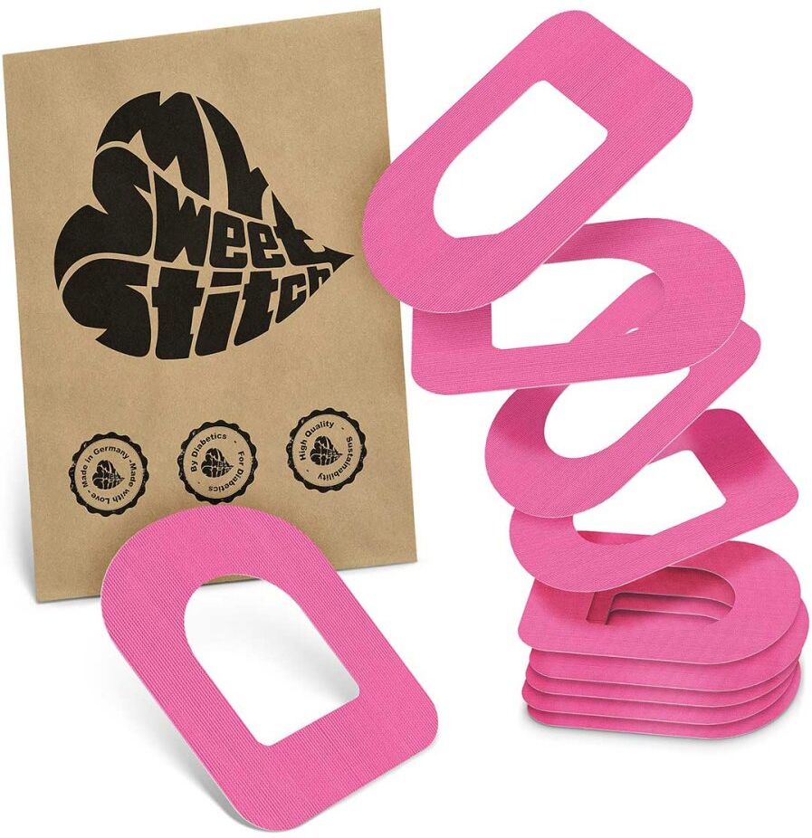 MySweetStitch Omnipod 5 / DASH / EROS Tape Oval Pink