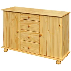Möbilia »Yade« Sideboard aus massivem Kiefernholz