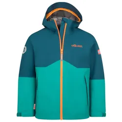 Trollkids Kinder Gjende Regenjacke - 122 - madeira blue