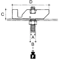 Niedax Profildeckenabhänger DTH-8T