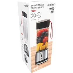 Alpina Akku-Smoothie-Maker 300 ml 125 W mit USB-C