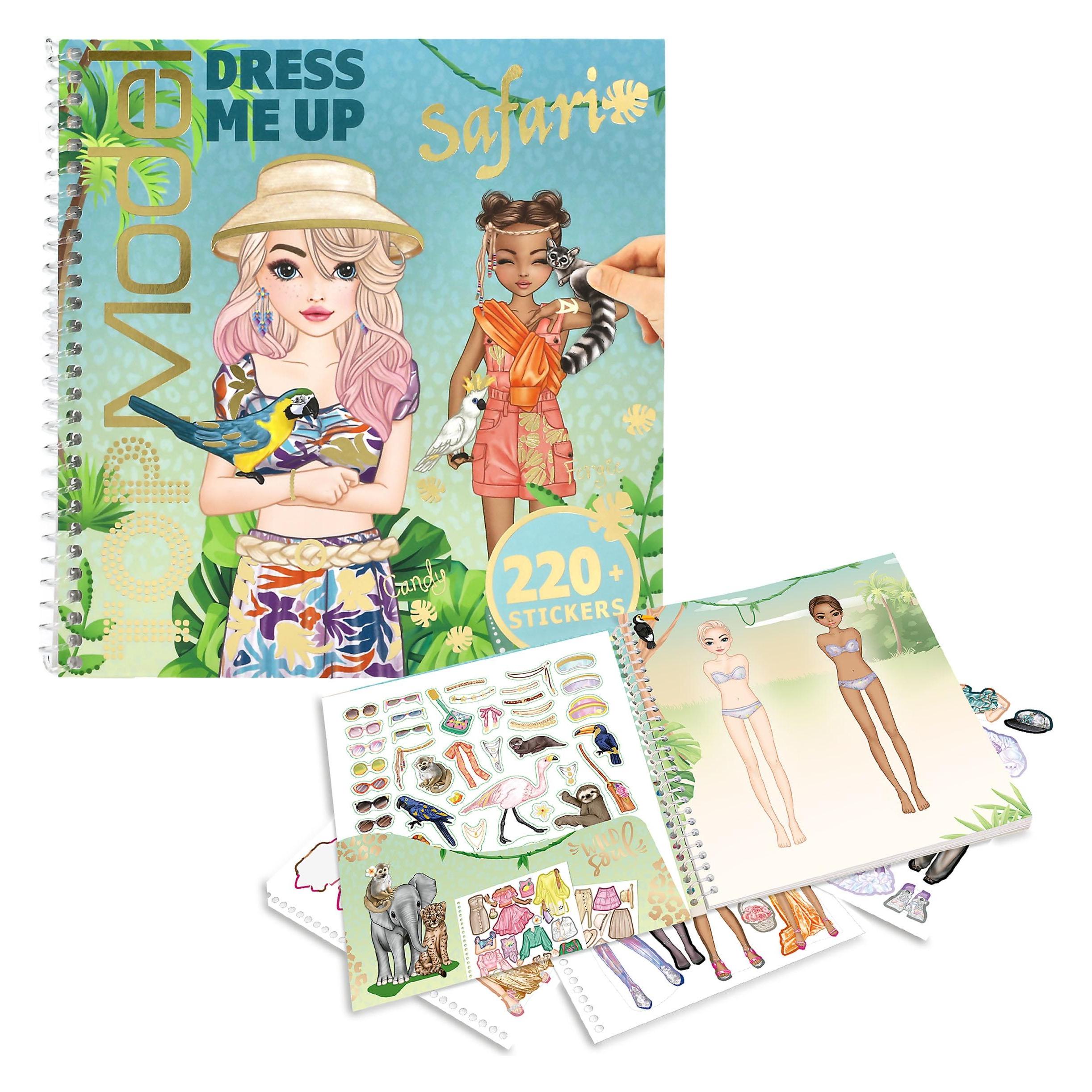 Top Model Topmodel - Dress Me Up Stickerbook Safari (0413831) (18 Sticker) (0413831)