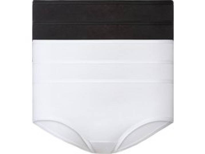 ESMARA® Lot de 5 culottes hipsters femme (noir/blanc)