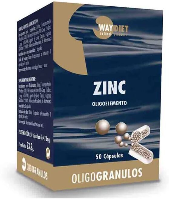 Way Diet Oligogranulos Zinc 50 Caps