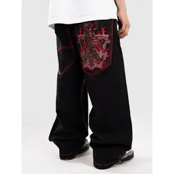 Affliction Flameful Faith Jeans black denim Gr. 28