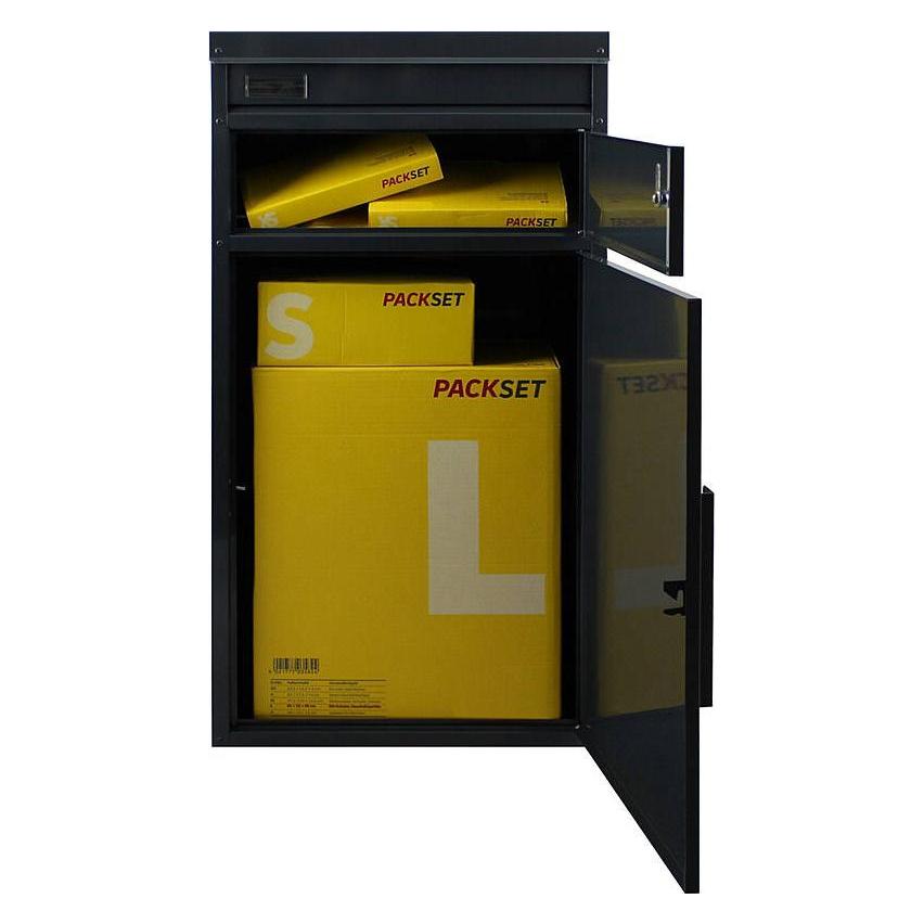 SafePost 65 TIAMAT Paketkasten anth + 12 Schlüssel (201478)