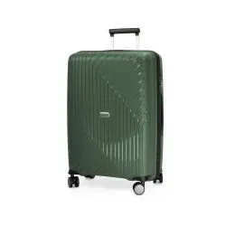 TXL - Mittelgroßer Koffer Hartschale Dunkelgrün matt, TSA, 66 cm, 73 Liter