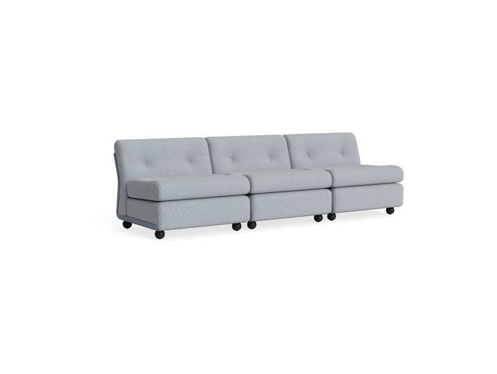 HAY Amanta Sofamodul Frost blue-naveli 723, 3-sitzig