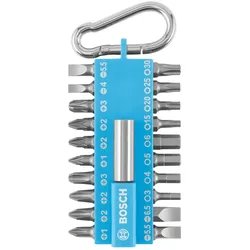 Bosch Schrauberbit-Set 21tlg. mit Snap-hook (hellblau) - 2607002822