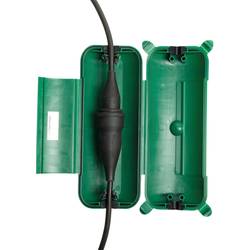 Heitronic 21045 Steckerbox Grün