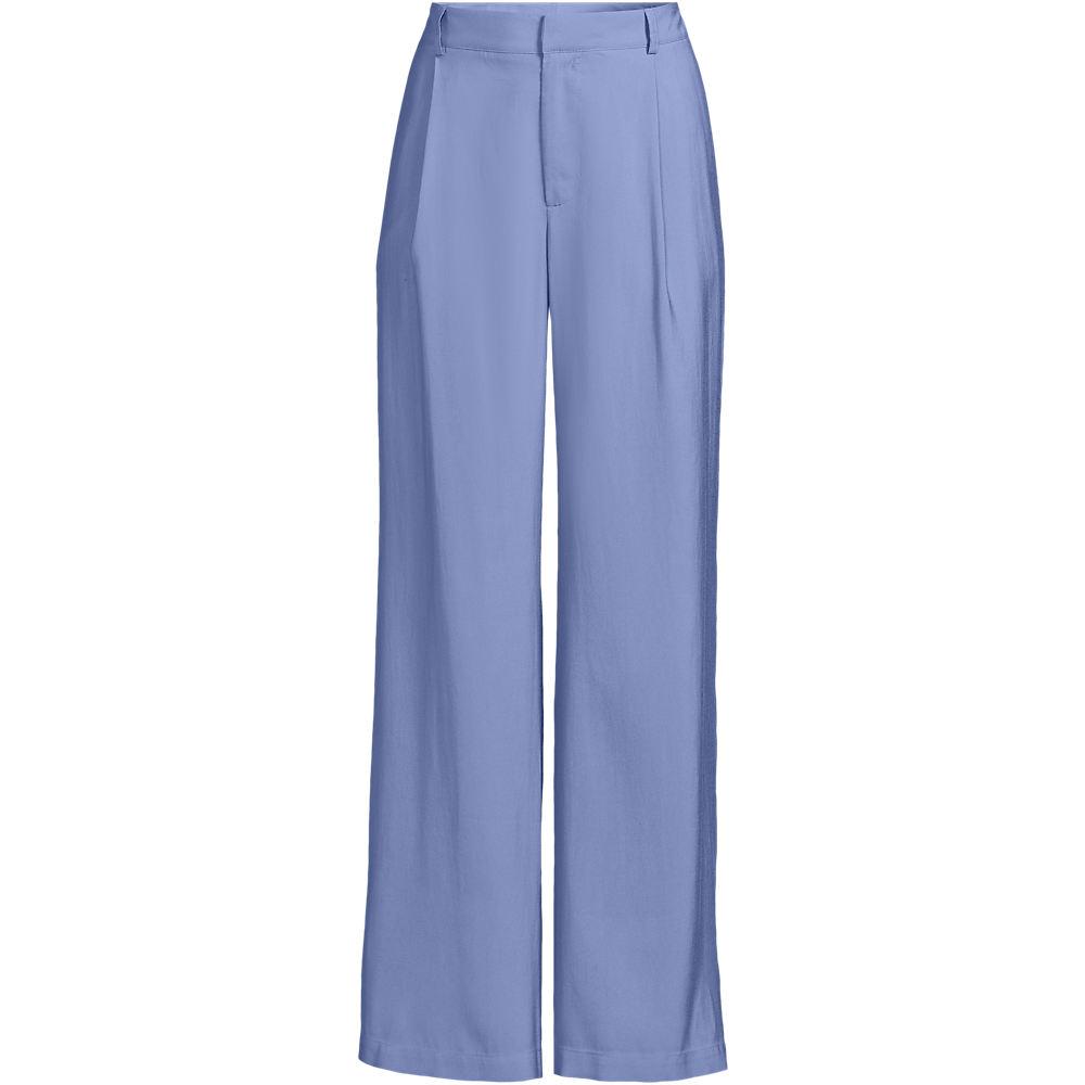 Softe Hose aus Modal-Mix für Damen in Petite-Größe, Damen, size: petite, Blau, Polyester/Baumwolle/Modal, by Lands' End