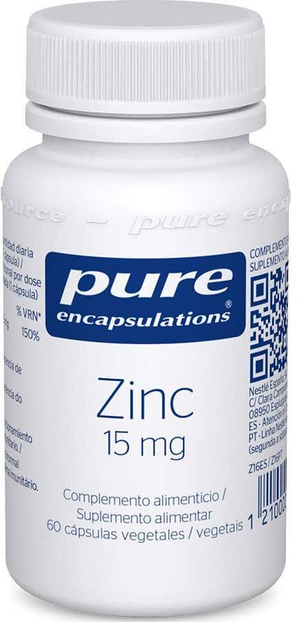 Pure Zinc 15mg 60vcaps