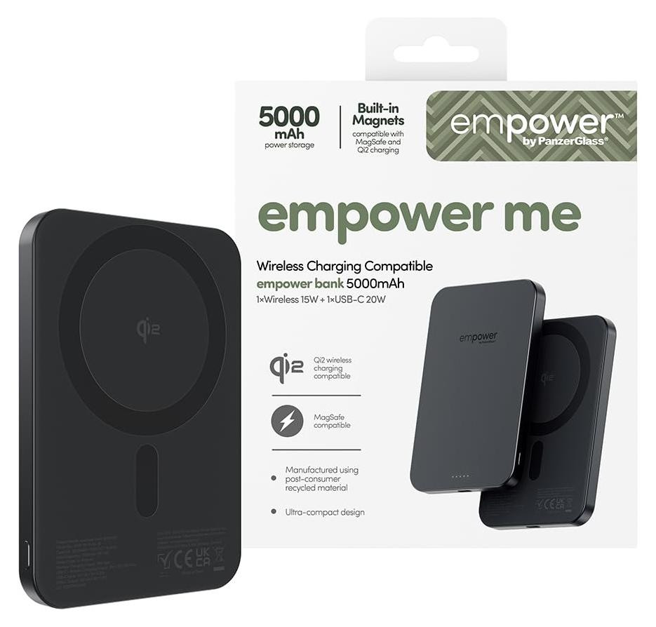 PanzerGlass Empower Bank 5000mAh Zwart (Weltall)