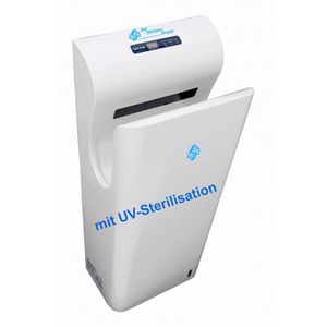 JSD JSD Händetrockner  -UVclean Basic, Jet-Luftstrom, weiß, Infrarot vollautomatisch, 2050W, HEPA-Filter UVC-Sterilisation