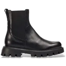 Wonders für Damen. C-7511_5511_5792 Lederstiefeletten Goodfly 11 Schwarz (41), Wohnung, Keine, Lässig