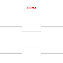 SIGMA Etiketten für Ordnerrücken, 80 mm, breit, 50 Stück