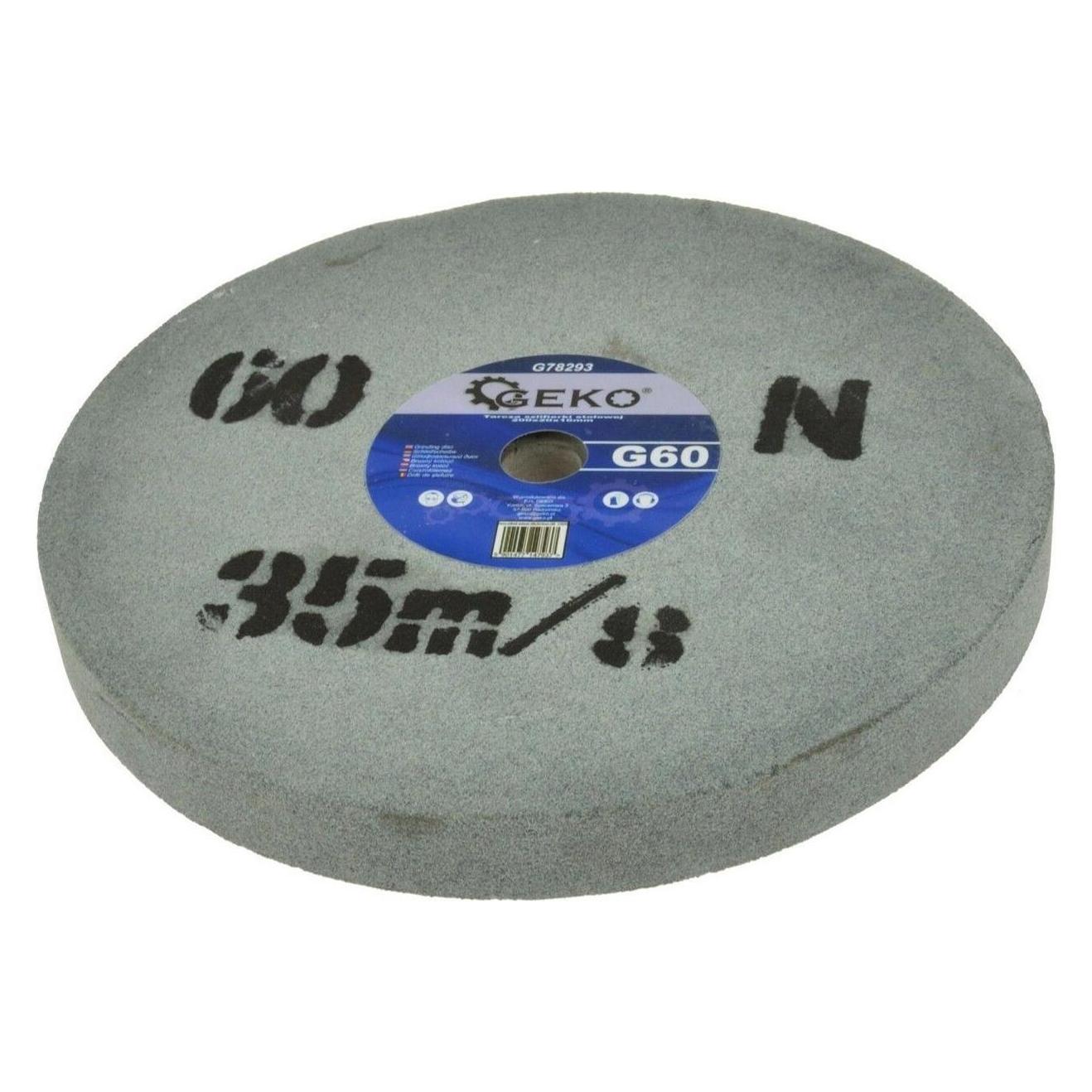 GEKO Schleifteller für Doppelschleifer 200x20x16mm G60 (60) (24037600)