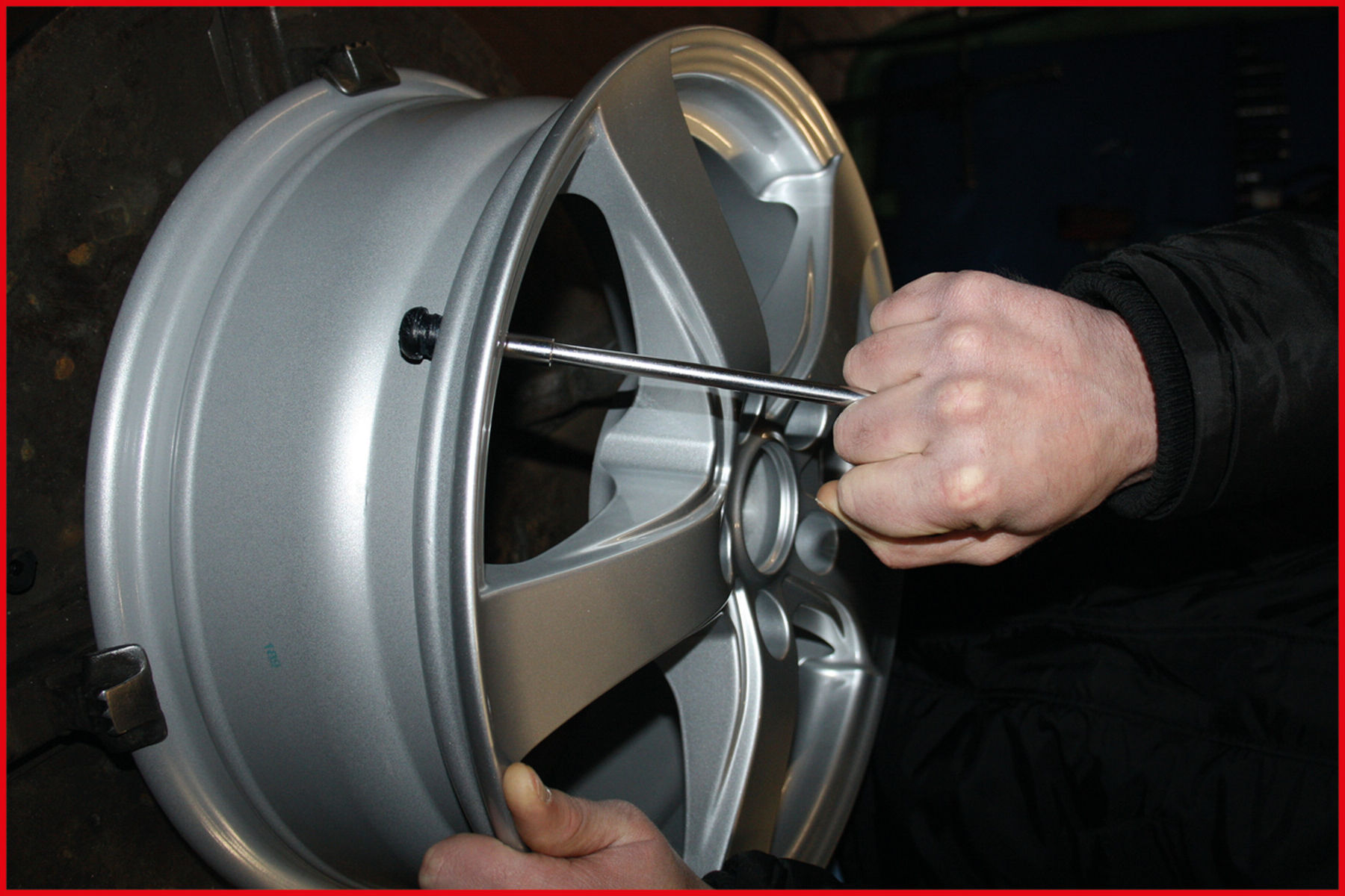 KS Tools Reifenventil-Einzieher, 180mm (150.2139)