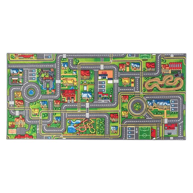 Rebel Roads Rebel - Play rug - City roadway - 95 x 200 cm (200 x 95 cm) (307001)