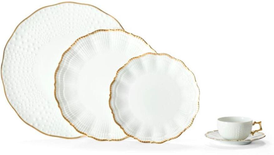 Medard de Noblat Coffret 6 assiettes dessert D20,5cm Blanc 0x0cm