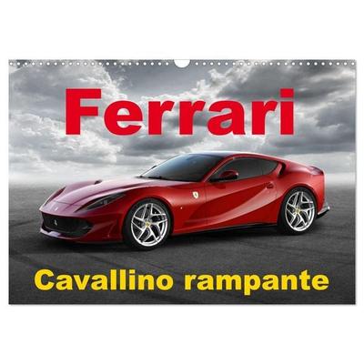 Cavallino rampante - Ferrari (Wandkalender 2027 DIN A3 quer), CALVENDO Monatskalender