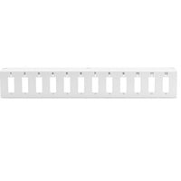 Adapterplatte für LWL Unibox zur Wandmontage, Blende hellgrau, Medium
